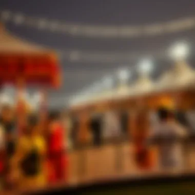 Cultural festival showcasing traditional Emirati customs