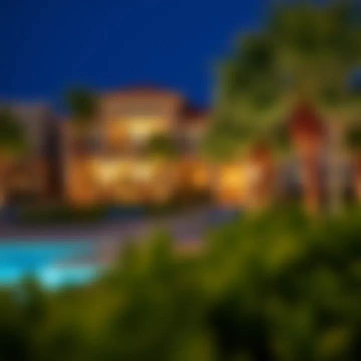 Community amenities including parks and pools in Akoya Oxygen