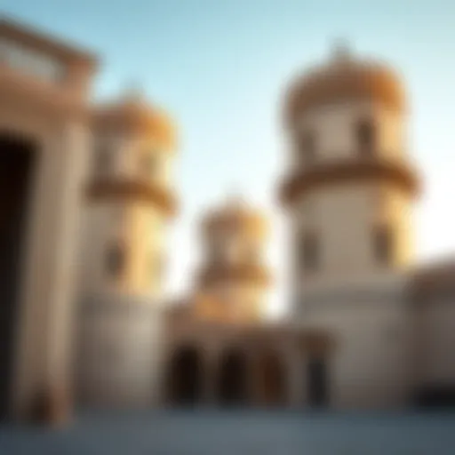 Historic architecture of Al Bastakiya showcasing traditional wind towers