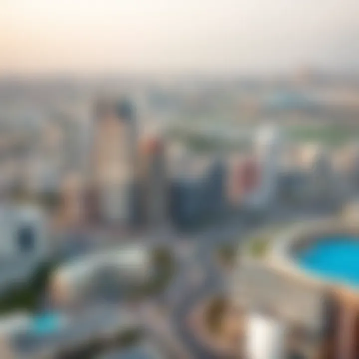 Panoramic view of Dubai from Al Ghurair Properties