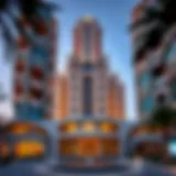 Stunning view of Al Khatib Building showcasing its unique architectural design