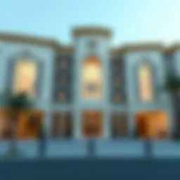 Luxurious facade of Al Maya Arabian Gate showcasing modern architecture