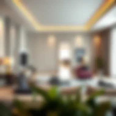 Interior layout of a unit in Al Zarooni Building highlighting luxury finishes