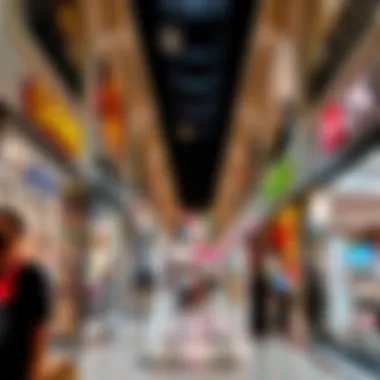 Vibrant interior showcasing diverse shopping experiences