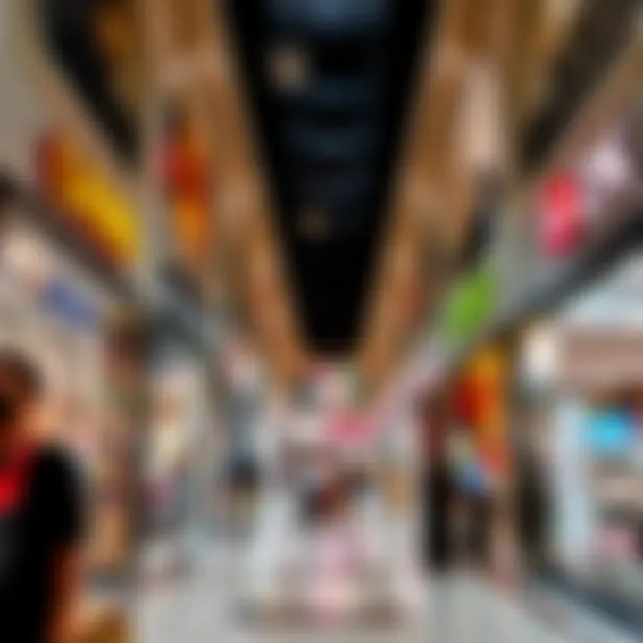 Vibrant interior showcasing diverse shopping experiences