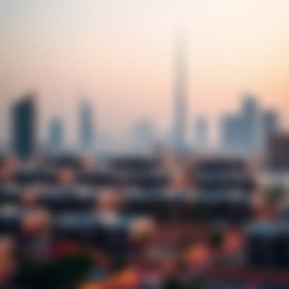 A stunning skyline view of Dubai with Emaar properties in the foreground.