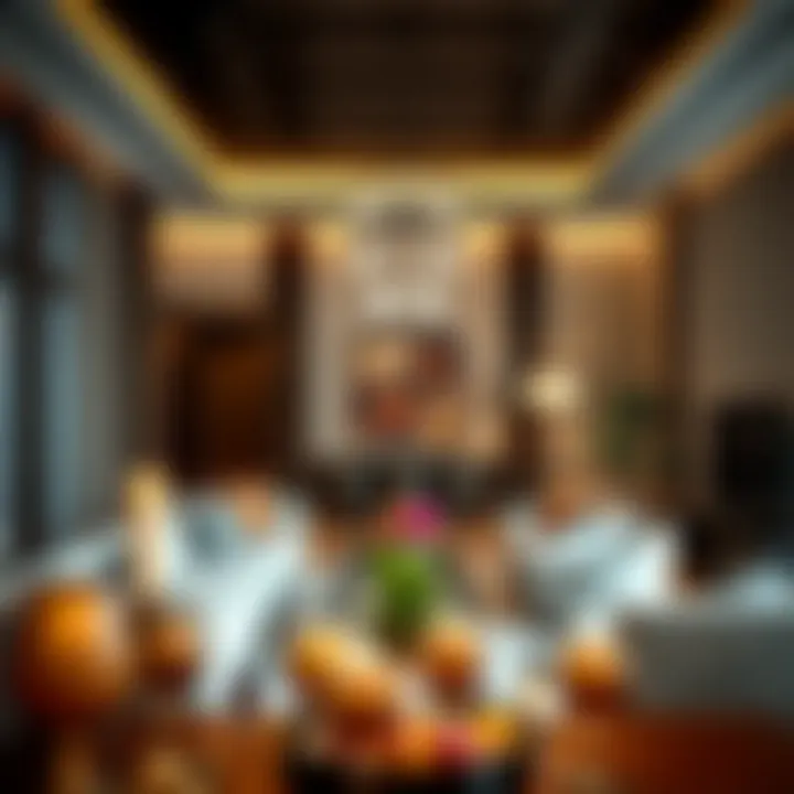 An elegant interior of a modern off-plan apartment by Emaar.
