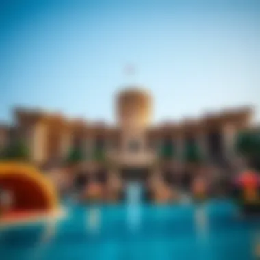 The Tower of Poseidon The iconic Tower of Poseidon at Aquaventure Waterpark, a centerpiece of adventure and excitement