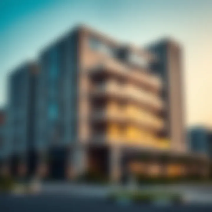 Luxurious residential buildings in the UAE, blending lifestyle with architectural elegance