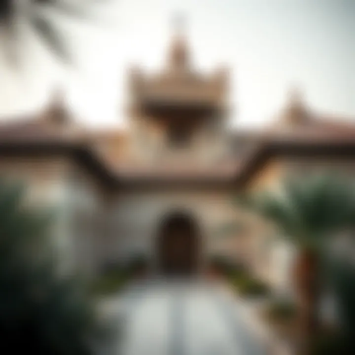 Traditional Emirati architecture reflecting cultural heritage and historical significance
