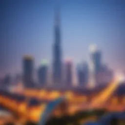 Stunning skyline view of Dubai showcasing luxury properties
