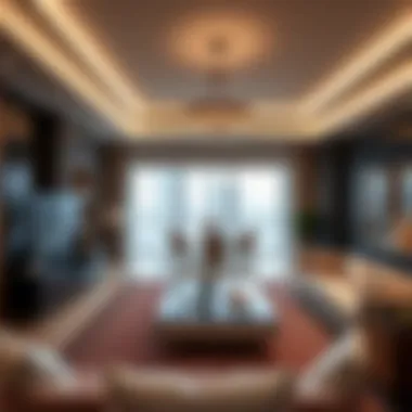 Elegant Interior Design of Baccarat Residences Interior decoration featuring elegant living spaces