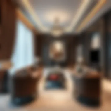 Luxurious interior design of a living space in Boutique 23 Al Jaddaf