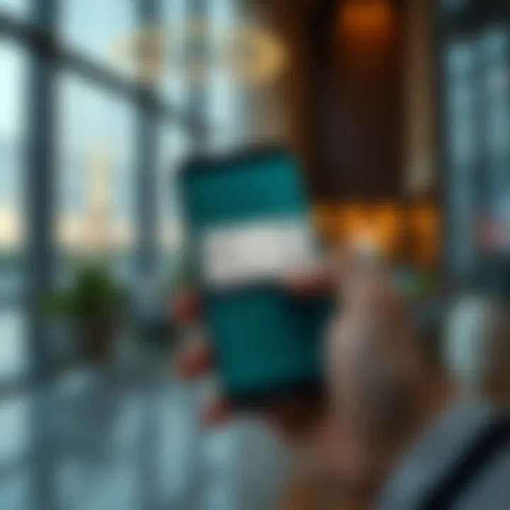 Digital business card displayed on a smartphone