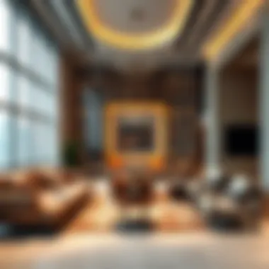 Luxurious interiors reflecting modern sophistication within the Canal Crown