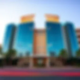 Stunning façade of مركز زايد الظيت showcasing modern architecture