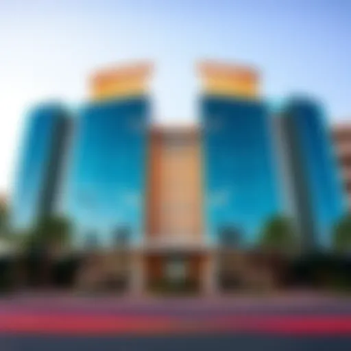 Stunning façade of مركز زايد الظيت showcasing modern architecture