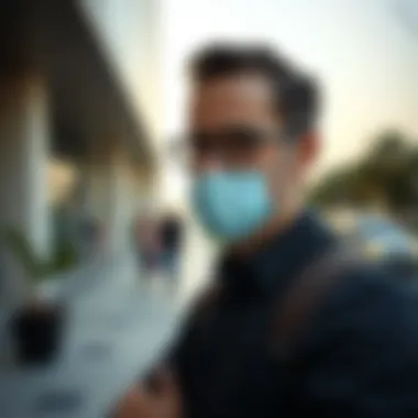 A person troubleshooting visa status issues