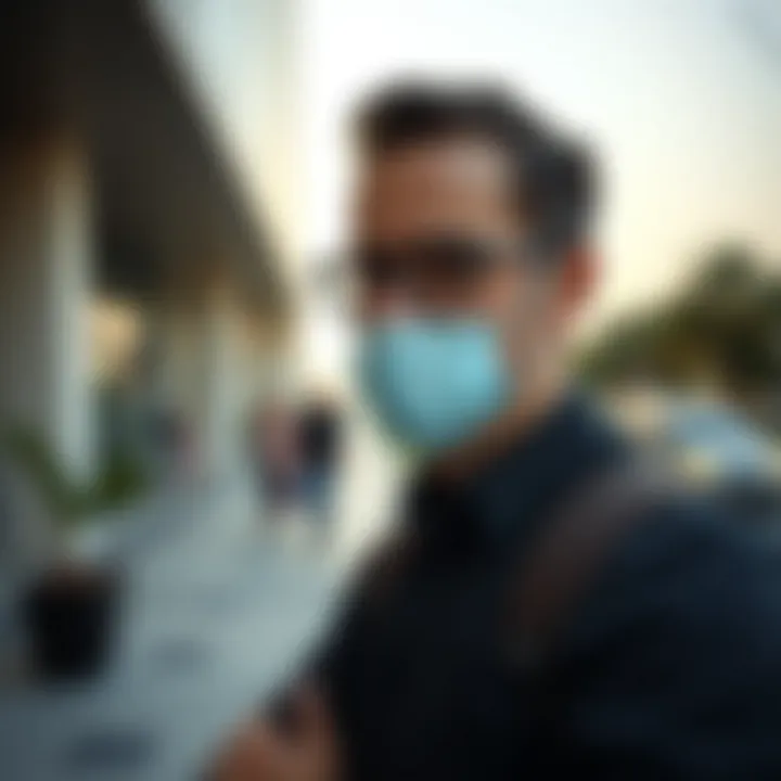 A person troubleshooting visa status issues