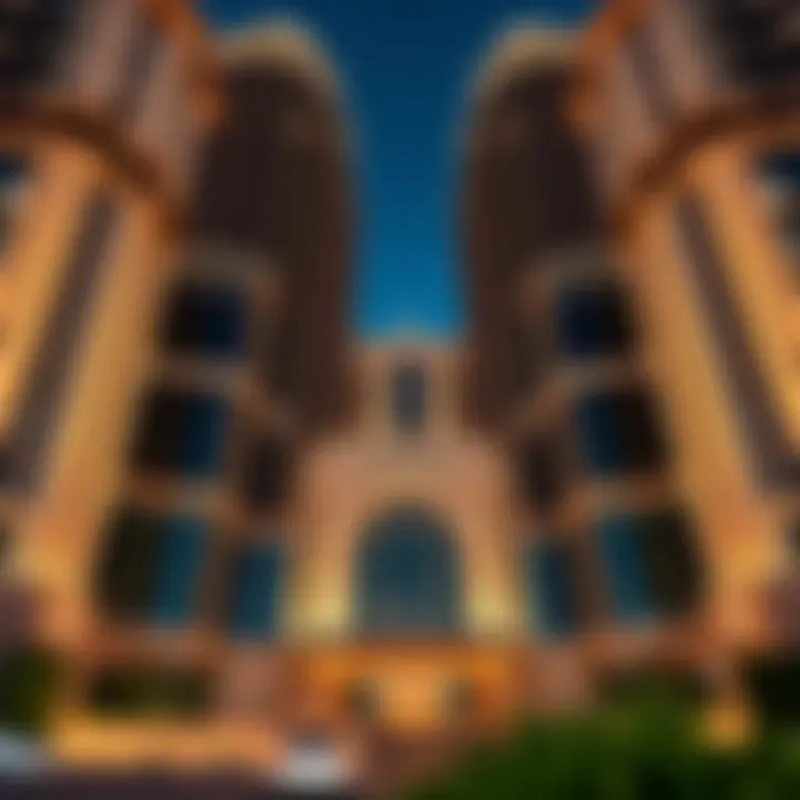 Architectural Marvel of Cinema Nation Towers Architectural details of Cinema Nation Towers facade