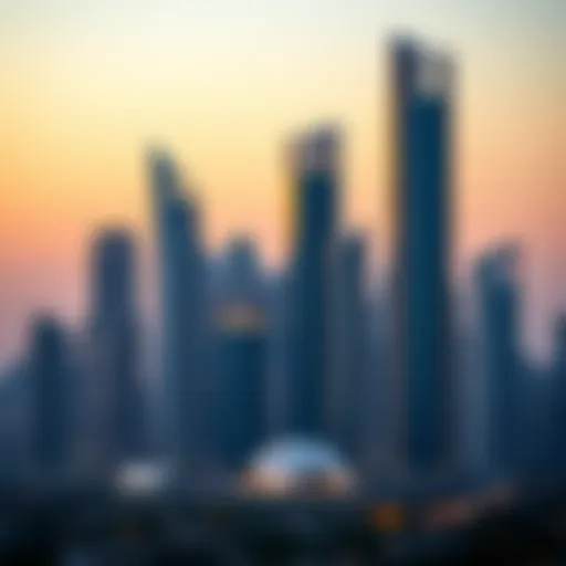 Stunning skyline view of Cinema Nation Towers