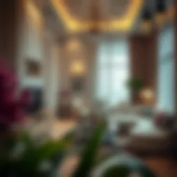 Luxurious home environment illustrating maid services