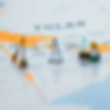 Map highlighting key UAE regions for expatriate jobs