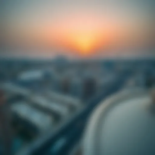 Aerial view of Al Barsha 1 showcasing the urban landscape