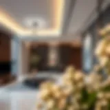 Luxurious interior design showcasing modern aesthetics