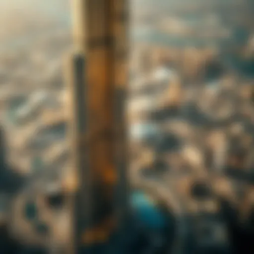 Aerial view of Emaar's iconic Burj Khalifa