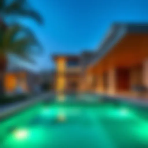 Stunning contemporary villa in Dubai showcasing modern architecture