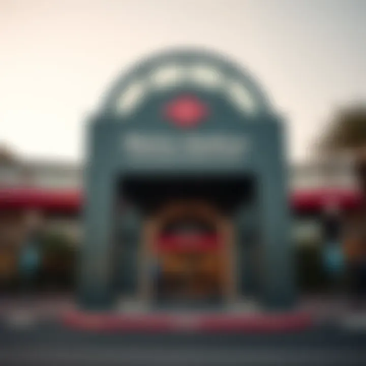 Metro station entrance near Dubai Outlet Mall