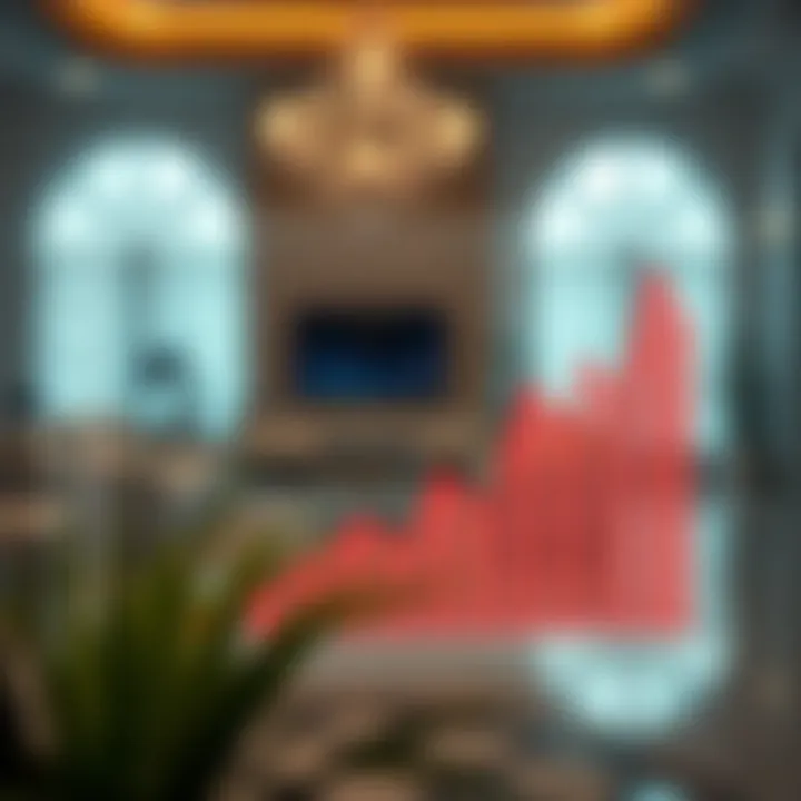 Graph depicting economic factors