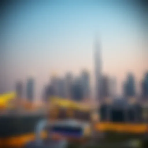 Exquisite skyline view of Dubai showcasing modern architecture