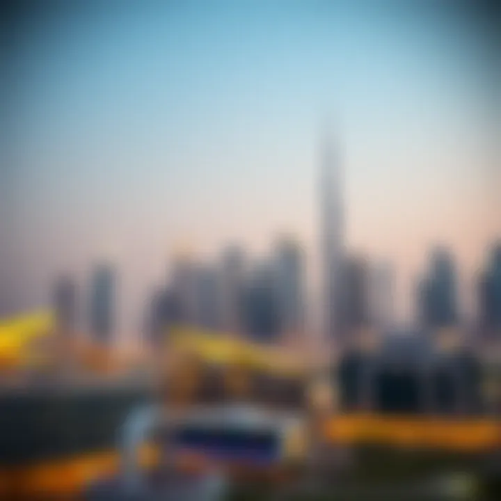 Exquisite skyline view of Dubai showcasing modern architecture