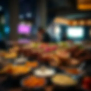 Assorted shawarma platters served with dips and sides