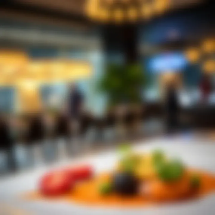 A beautifully plated gourmet dish that highlights the creativity of Festival City's culinary scene.