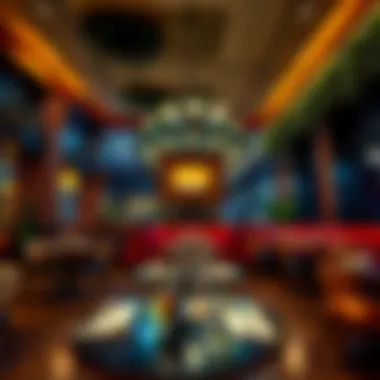 A cozy restaurant interior, illustrating the inviting ambiance and unique decor of Festival City's eateries.
