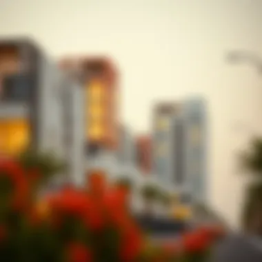 Emerging neighborhood showcasing modern living spaces