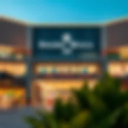 Exterior view of Dalma Mall showcasing its architectural design