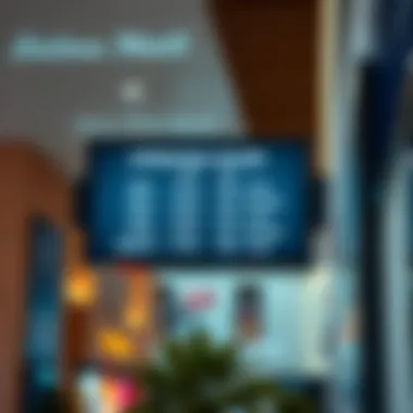 Operating Hours Signage at Dalma Mall Signage displaying operating hours of Dalma Mall