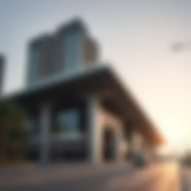 Modern infrastructure surrounding Damac Park Towers