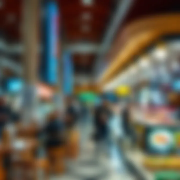 The lively ambiance of Deira City Centre food court