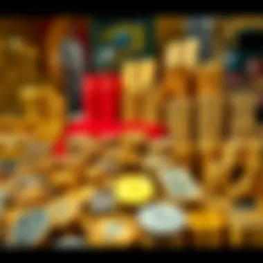 Diverse Selection of Gold Bullion and Coins Variety of gold bullion and coins