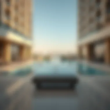 Luxurious amenities within Dona Tower including the swimming pool and gym