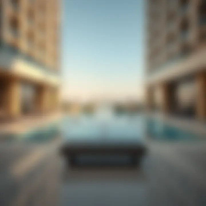 Luxurious amenities within Dona Tower including the swimming pool and gym