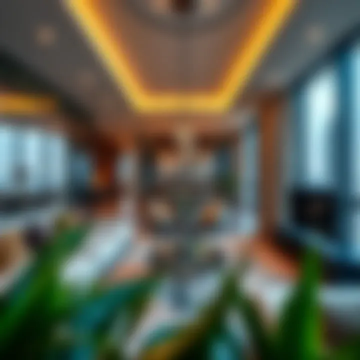 Modern interiors of a residential unit in Dona Tower