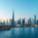 A futuristic skyline of Dubai showcasing urban development