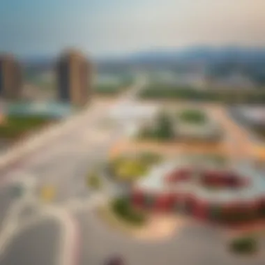Strategic Location of Building Two Strategic location map highlighting Dubai Hills Business Park