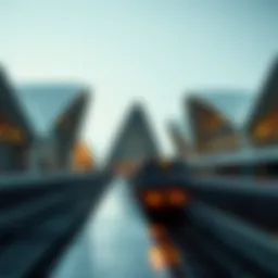 Dubai Metro Station showcasing modern architecture